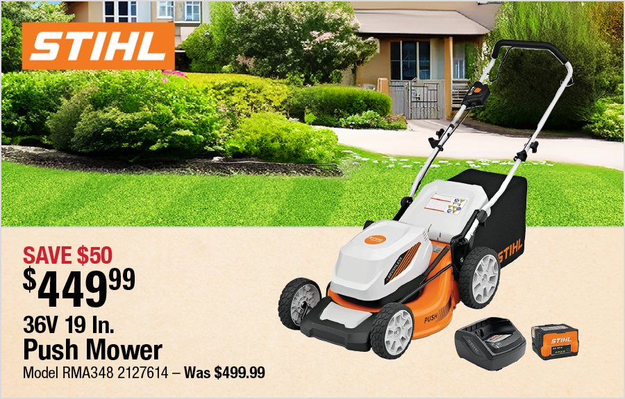 36V 19 In. Push Mower